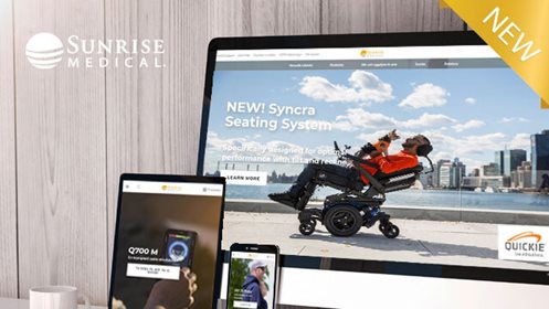 Sunrise Medical Announces Refreshed North American Website